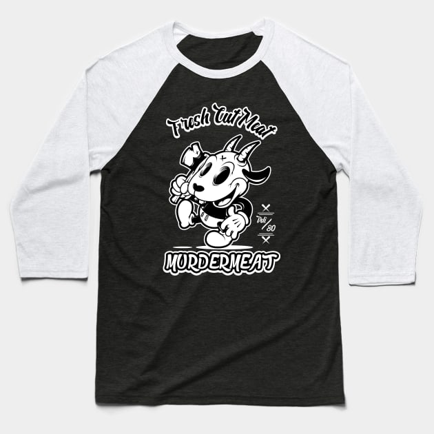 Fresh Cuts Baseball T-Shirt by Murdermeat